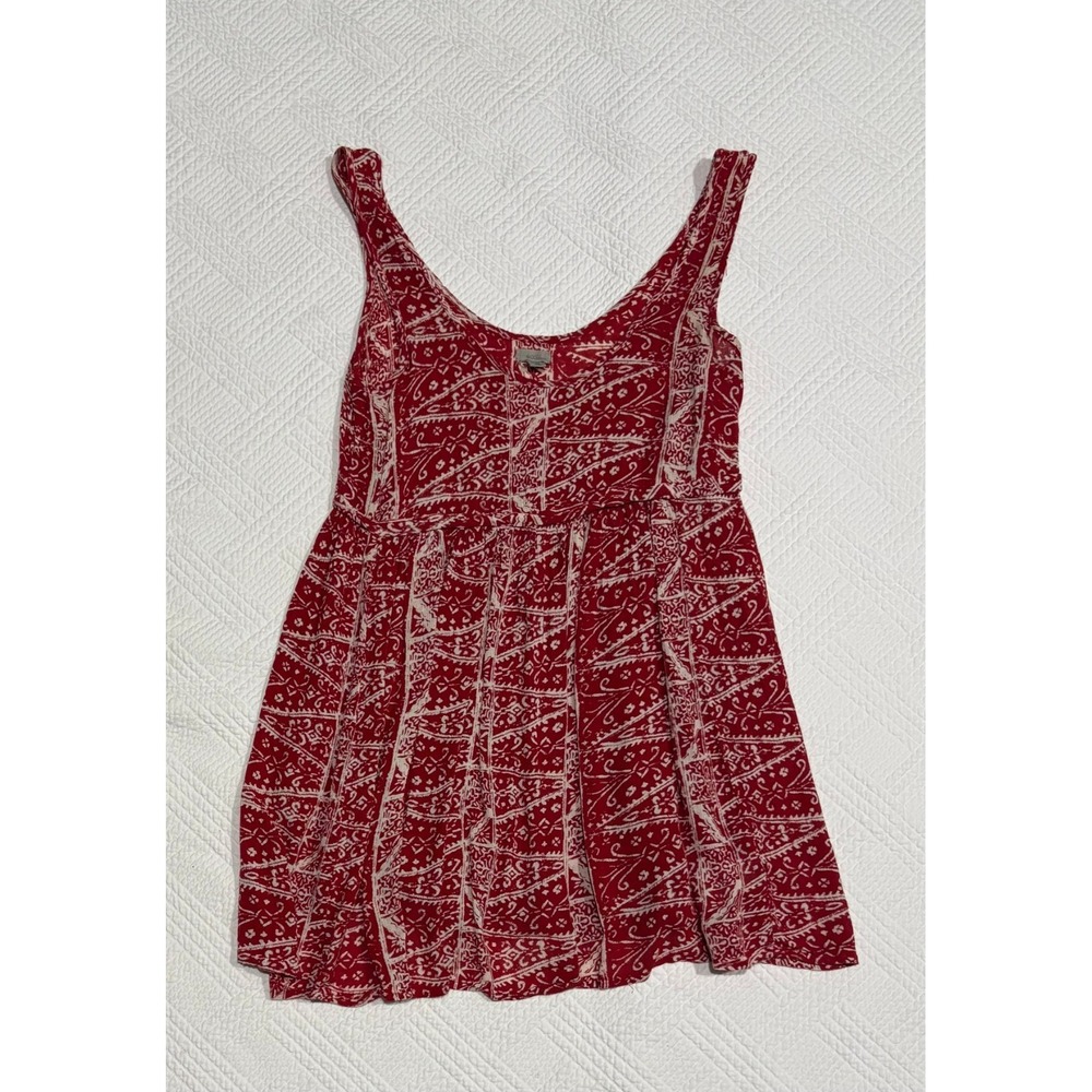 Ecote Women's Red Tank Dress from Urban Outfitters Boho Paisley Pattern Size XS